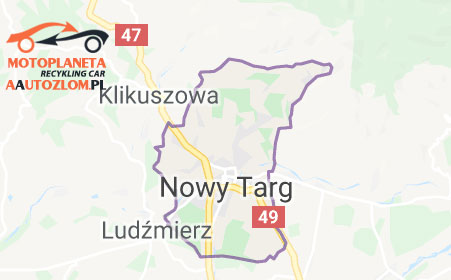 auto złom - złomowanie samochodów Nowy Targ